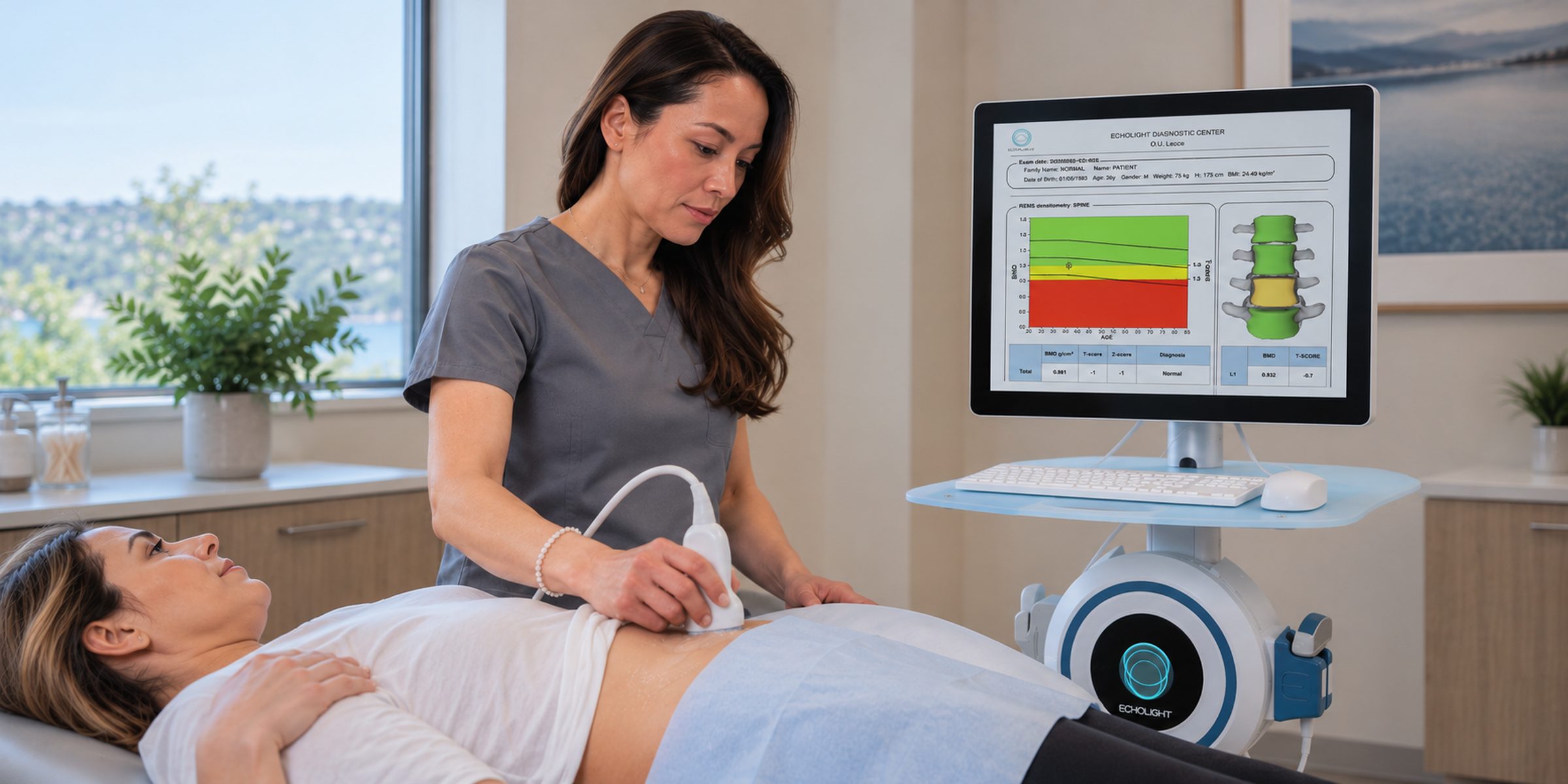 Alexandra working with a bone health coaching client