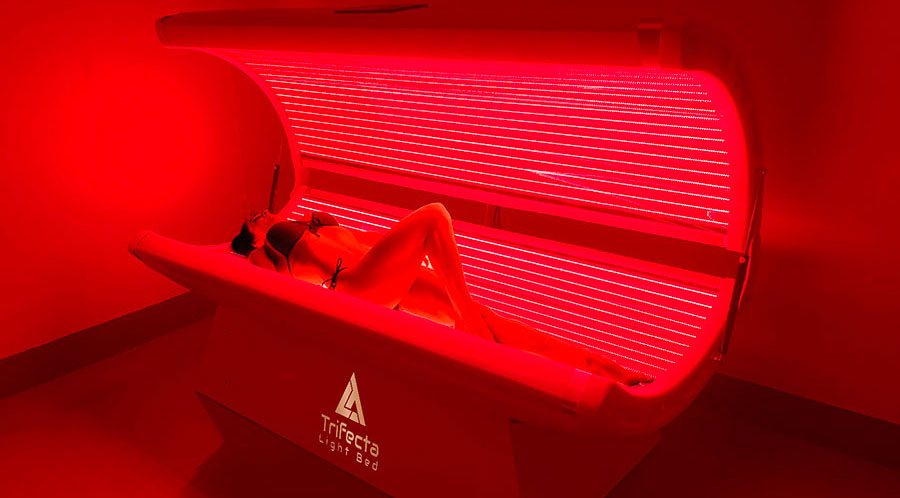 Red Light Therapy treatment session at Silverdale Wellness Center